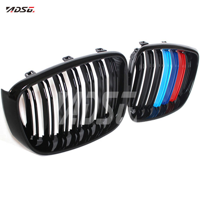 ABS Grill Mesh M Color Double Slat Front Bumper Kidney Center ABS Grille For BMW 3 Series GT F34 335i 2012+